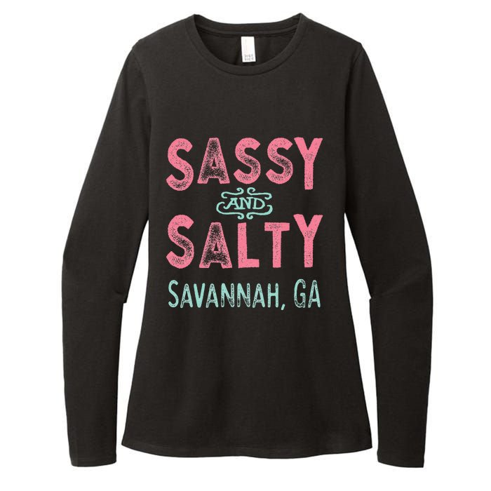 Savannah Georgia Sassy Souvenir Womens CVC Long Sleeve Shirt