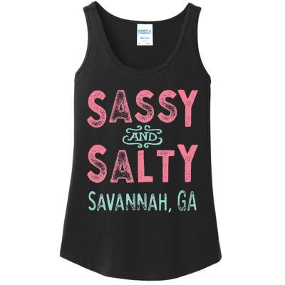 Savannah Georgia Sassy Souvenir Ladies Essential Tank