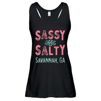 Savannah Georgia Sassy Souvenir Ladies Essential Flowy Tank