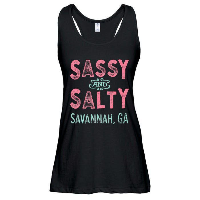 Savannah Georgia Sassy Souvenir Ladies Essential Flowy Tank