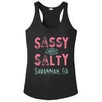 Savannah Georgia Sassy Souvenir Ladies PosiCharge Competitor Racerback Tank