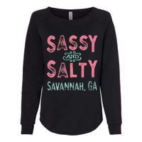 Savannah Georgia Sassy Souvenir Womens California Wash Sweatshirt