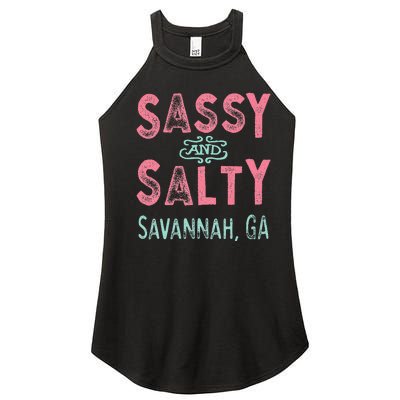 Savannah Georgia Sassy Souvenir Women's Perfect Tri Rocker Tank