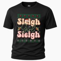 Sleigh Girl Sleigh Christmas Ugly Sweater Performance Shirt