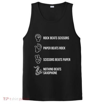 Saxophone Gift PosiCharge Competitor Tank