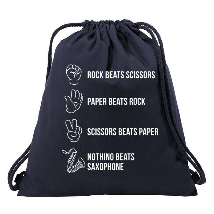 Saxophone Gift Drawstring Bag