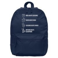 Saxophone Gift 16 in Basic Backpack