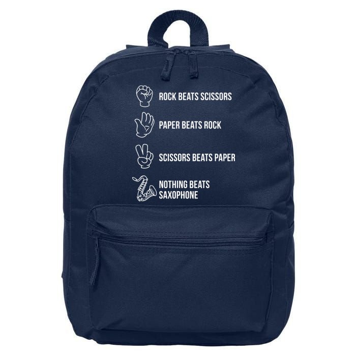 Saxophone Gift 16 in Basic Backpack