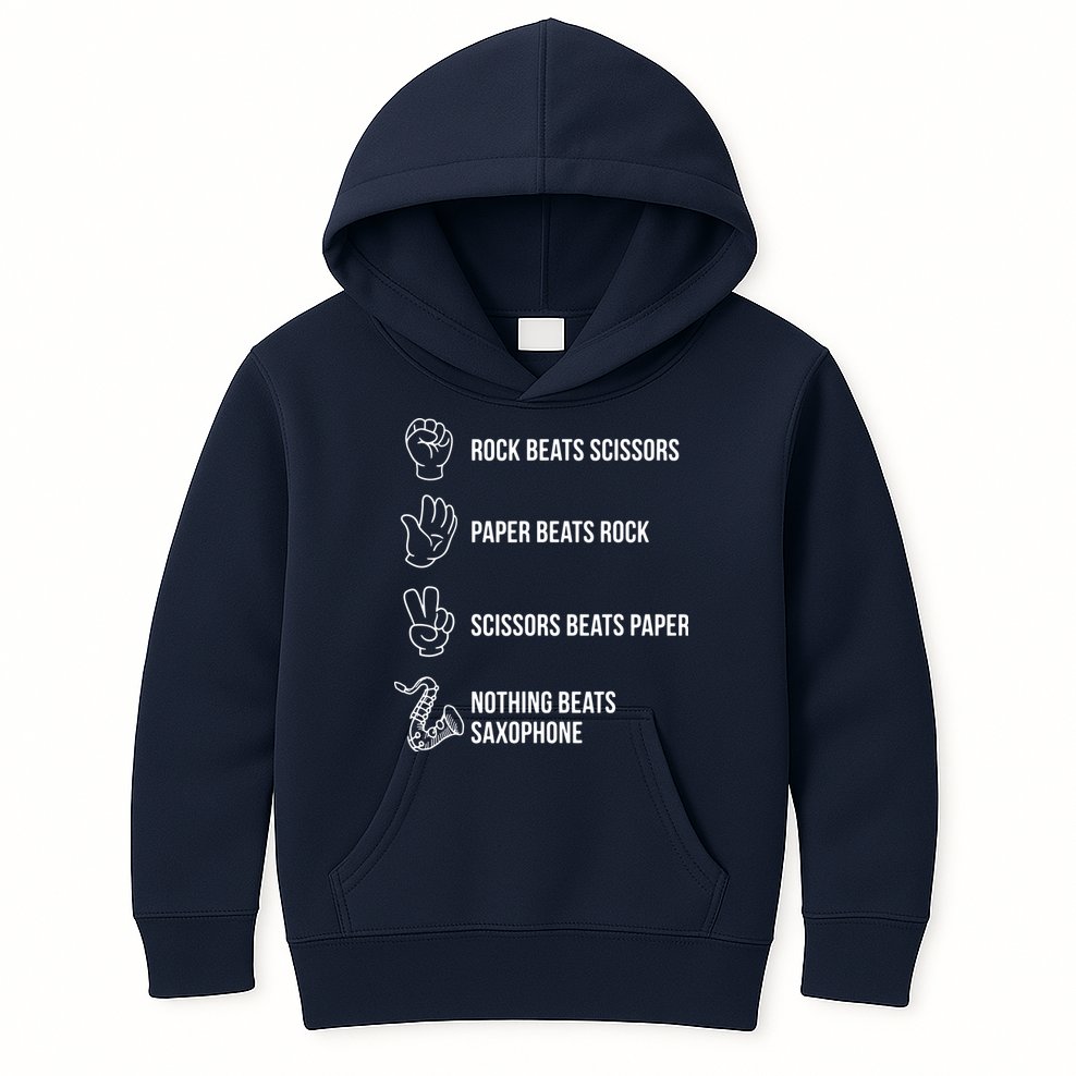 Saxophone Gift Kids Hoodie