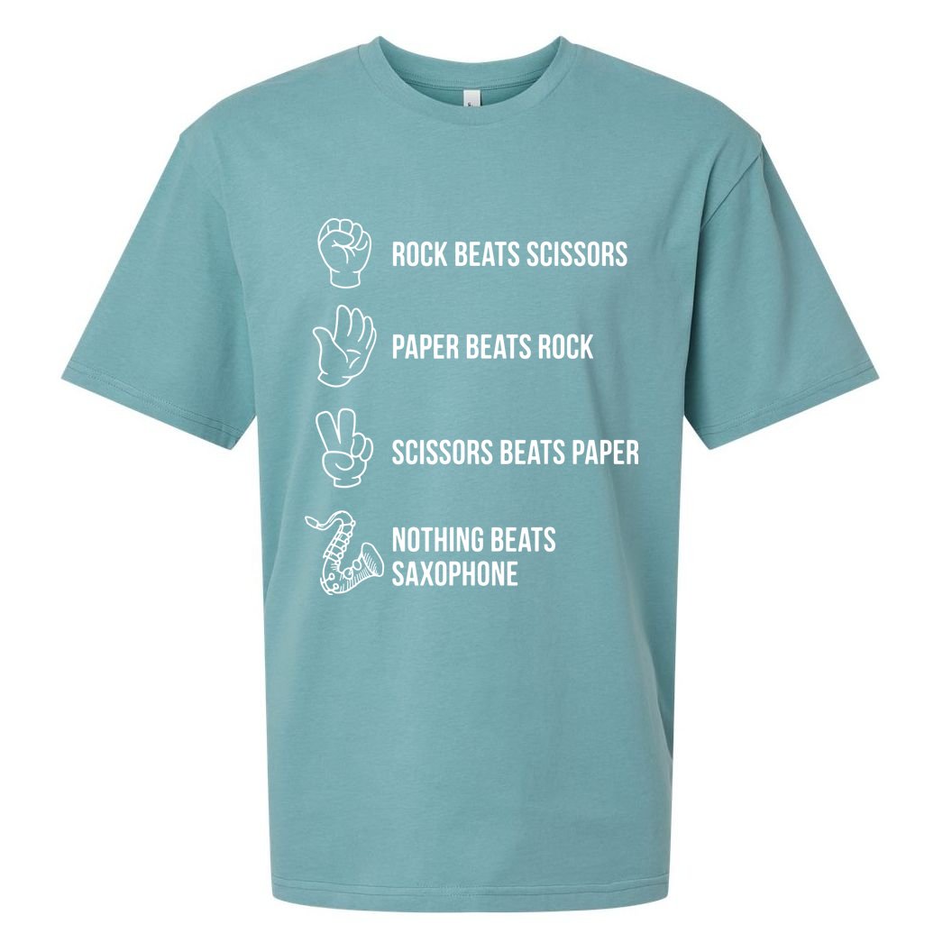 Saxophone Gift Sueded Cloud Jersey T-Shirt