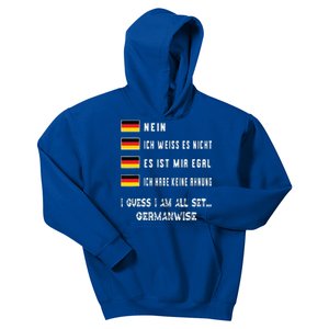 Speaking German Shirts Funny Deutsch Student German Language Kids Hoodie