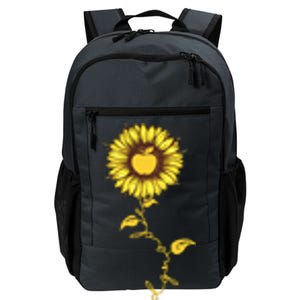 Second Grade Sunflower Apple Sunflower Geek Computer Daily Commute Backpack