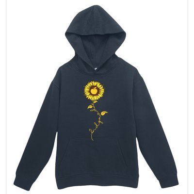 Second Grade Sunflower Apple Sunflower Geek Computer Urban Pullover Hoodie