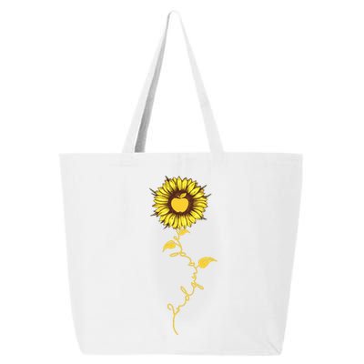 Second Grade Sunflower Apple Sunflower Geek Computer 25L Jumbo Tote