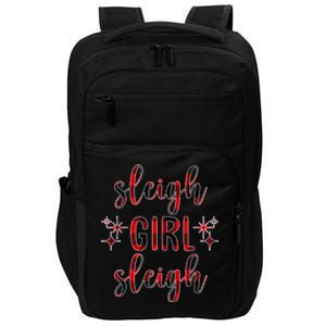 Sleigh Girl Sleigh Christmas Funny Gift Impact Tech Backpack