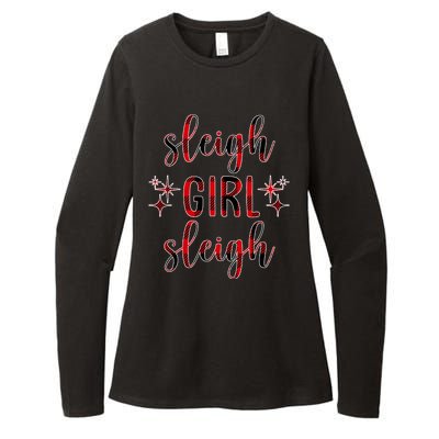 Sleigh Girl Sleigh Christmas Funny Gift Womens CVC Long Sleeve Shirt