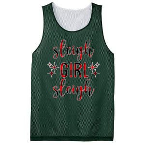 Sleigh Girl Sleigh Christmas Funny Gift Mesh Reversible Basketball Jersey Tank