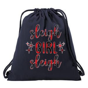 Sleigh Girl Sleigh Christmas Funny Gift Drawstring Bag