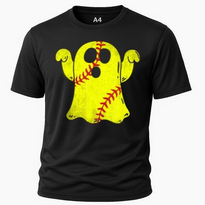Softball Ghost Softball Lover Halloween Costume Performance Shirt