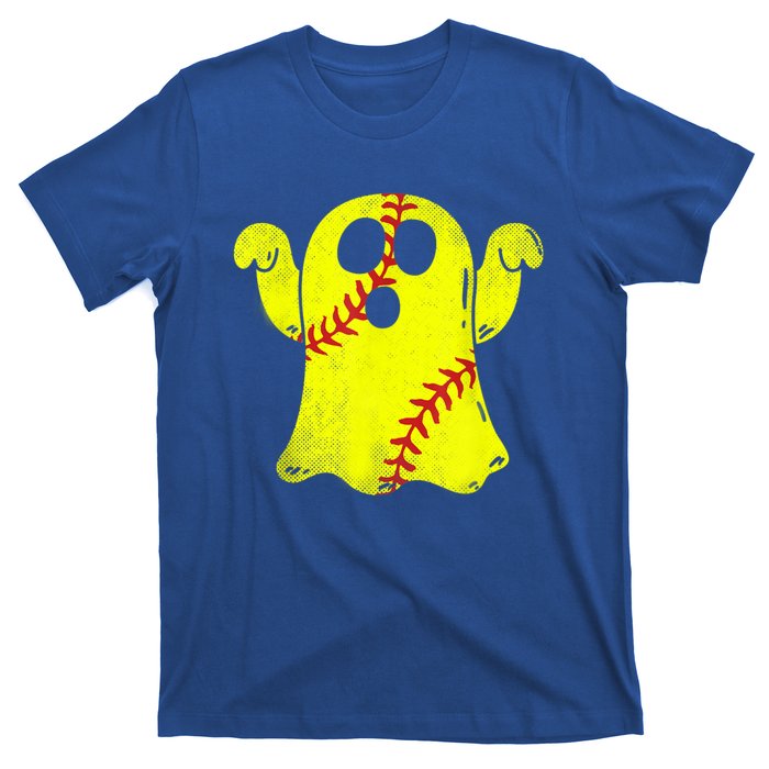 Softball Ghost Softball Lover Halloween Costume T-Shirt