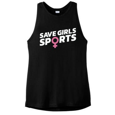 Save Girl Sports Ladies PosiCharge Tri-Blend Wicking Tank