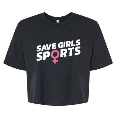 Save Girl Sports Bella+Canvas Jersey Crop Tee