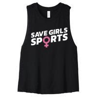 Save Girl Sports Women's Racerback Cropped Tank