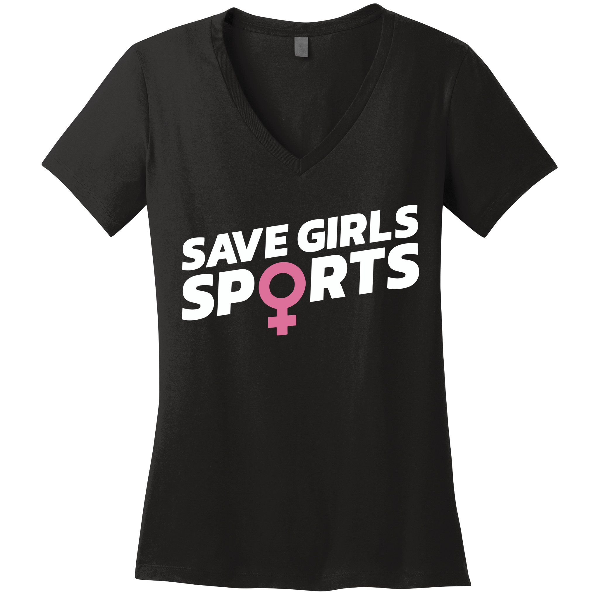 Save Girl Sports Women's V-Neck T-Shirt