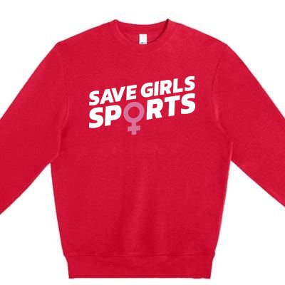 Save Girl Sports Premium Crewneck Sweatshirt