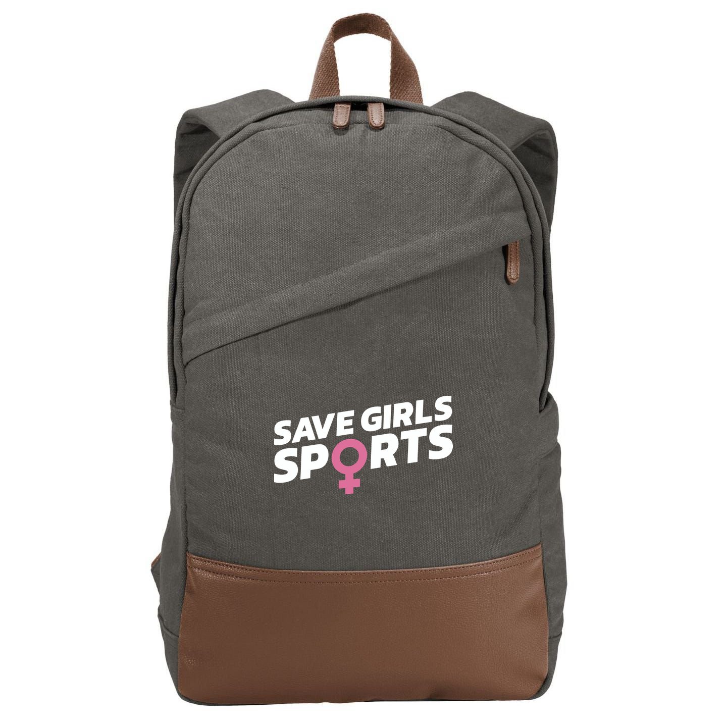 Save Girl Sports Cotton Canvas Backpack