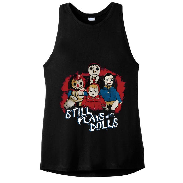 Steve Gonsalves Still Plays With Dolls New Ladies PosiCharge Tri-Blend Wicking Tank