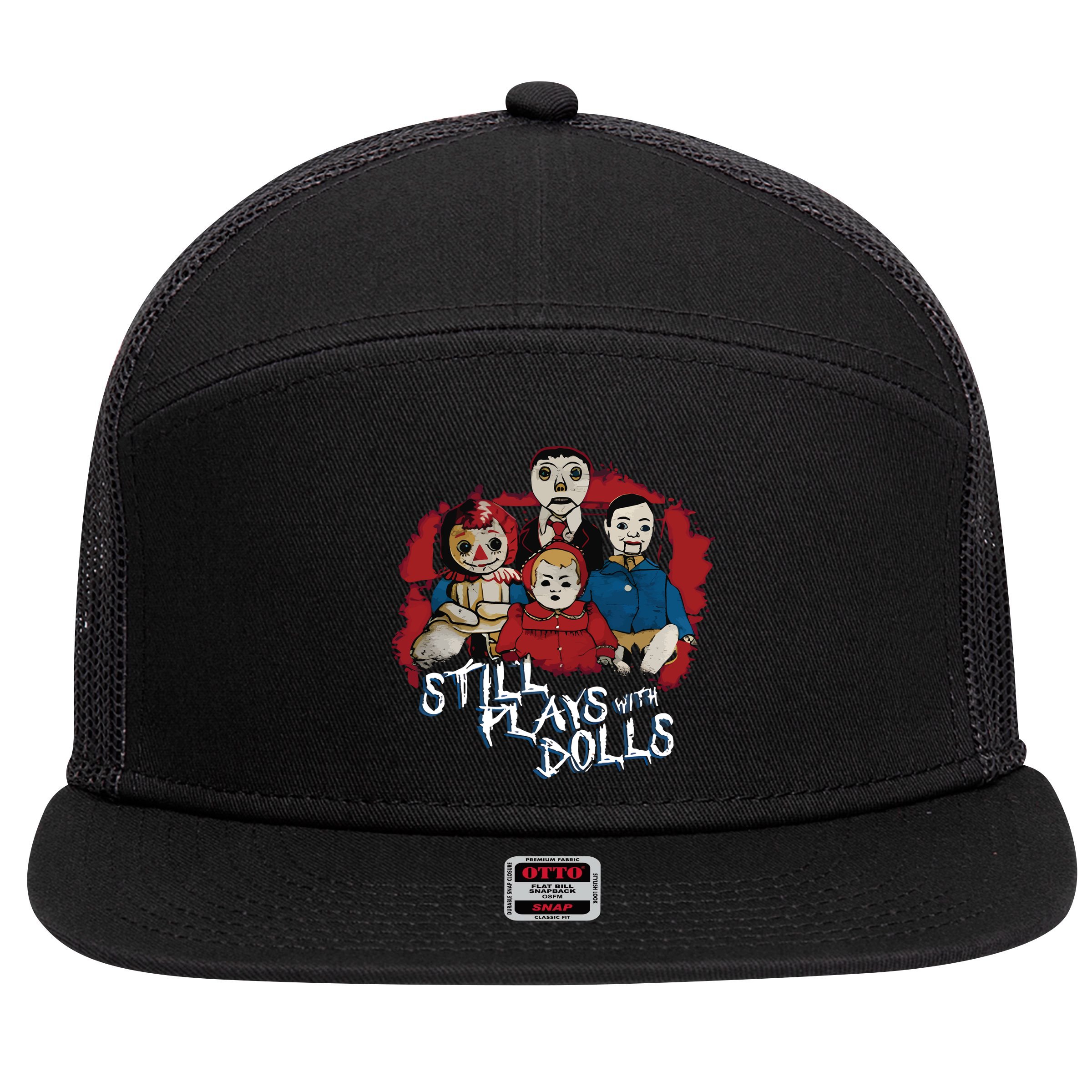 Steve Gonsalves Still Plays With Dolls New 7 Panel Mesh Trucker Snapback Hat