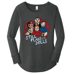 Steve Gonsalves Still Plays With Dolls New Women's Perfect Tri Tunic Long Sleeve Shirt