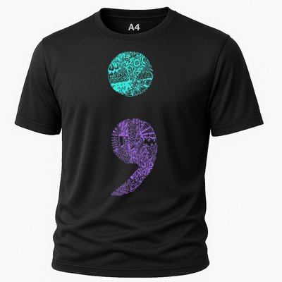 Semicolon Gift Suicide Prevention Awareness Performance Shirt