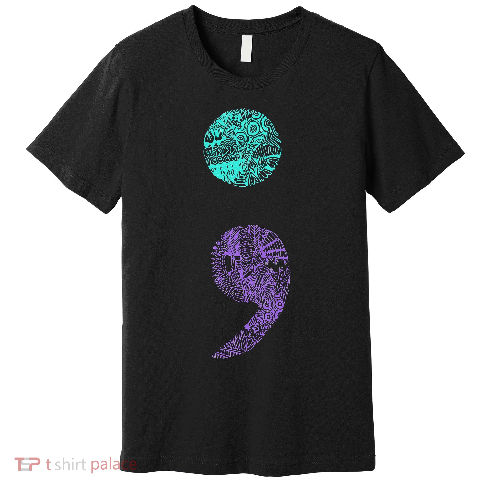 Semicolon Gift Suicide Prevention Awareness Premium T-Shirt
