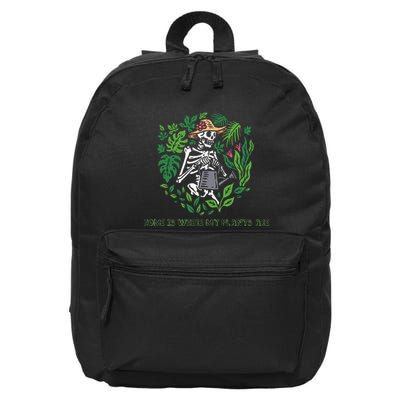 Skeleton Gardening 16 in Basic Backpack