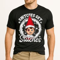 Snitches Get Stitches The Elf Xmas Funny Christmas Performance Shirt