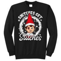 Snitches Get Stitches The Elf Xmas Funny Christmas Sweatshirt