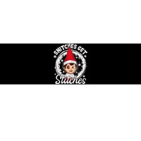 Snitches Get Stitches The Elf Xmas Funny Christmas Bumper Sticker