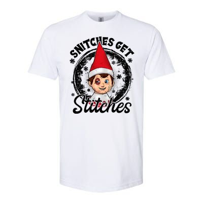 Snitches Get Stitches The Elf Xmas Funny Christmas Softstyle® CVC T-Shirt