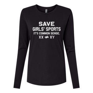 Save Girl.S Sports Its Common Sense Xx Different To Xy Womens Cotton Relaxed Long Sleeve T-Shirt