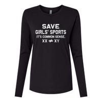 Save Girl.S Sports Its Common Sense Xx Different To Xy Womens Cotton Relaxed Long Sleeve T-Shirt