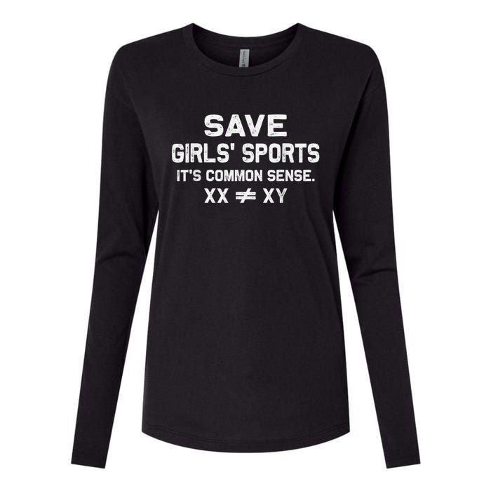 Save Girl.S Sports Its Common Sense Xx Different To Xy Womens Cotton Relaxed Long Sleeve T-Shirt