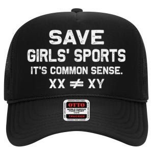 Save Girl.S Sports Its Common Sense Xx Different To Xy High Crown Mesh Back Trucker Hat