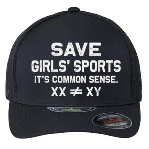 Save Girl.S Sports Its Common Sense Xx Different To Xy Flexfit Unipanel Trucker Cap