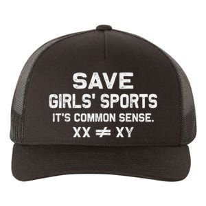 Save Girl.S Sports Its Common Sense Xx Different To Xy Yupoong Adult 5-Panel Trucker Hat