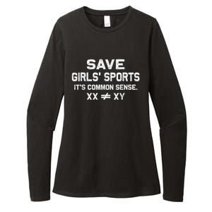 Save Girl.S Sports Its Common Sense Xx Different To Xy Womens CVC Long Sleeve Shirt