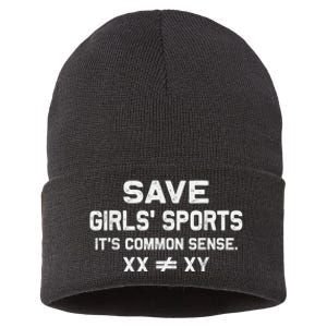 Save Girl.S Sports Its Common Sense Xx Different To Xy Sustainable Knit Beanie