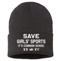 Save Girl.S Sports Its Common Sense Xx Different To Xy Sustainable Knit Beanie