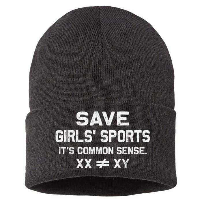 Save Girl.S Sports Its Common Sense Xx Different To Xy Sustainable Knit Beanie